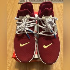 Nike Burgundy and White Sneakers